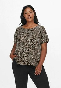 ONLY Carmakoma CARVICA - Bluse - humus