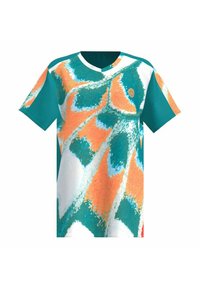 T-Shirt print - petrol orange