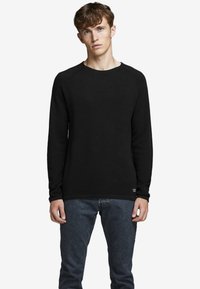 Jack & Jones - JJEHILL CREW NECK NOOS - Pullover - black Image miniature 1