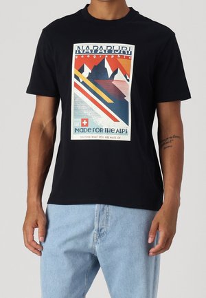 Printtipaita - black