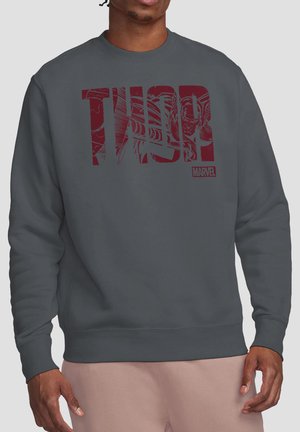 Marvel, MARVEL THOR TEXT - Sweatshirt - anthracite