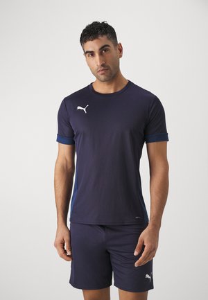 Puma TEAMGOAL MATCHDAY - Sports T-shirt - puma navy/white/persian blue