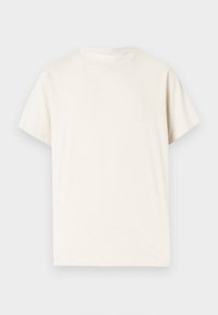 SLHASPEN SLUB O NECK TEE - Basic póló - oatmeal
