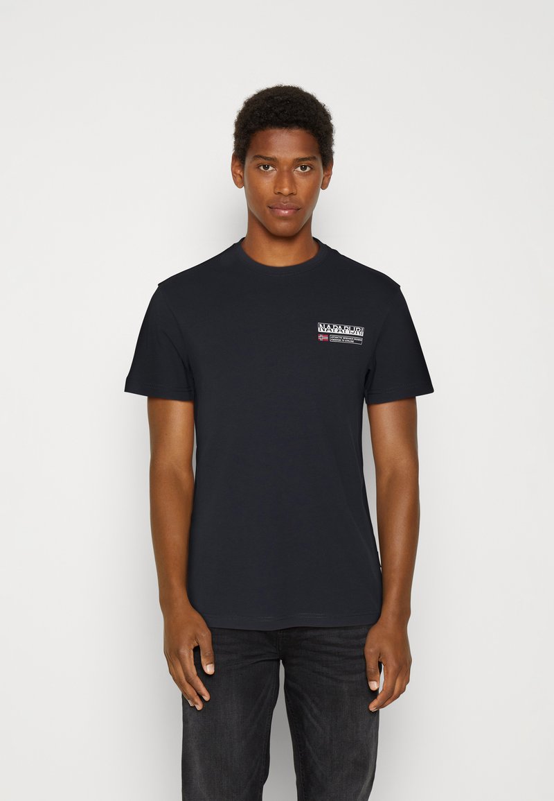 Napapijri Black Cotton Men T-Shirt