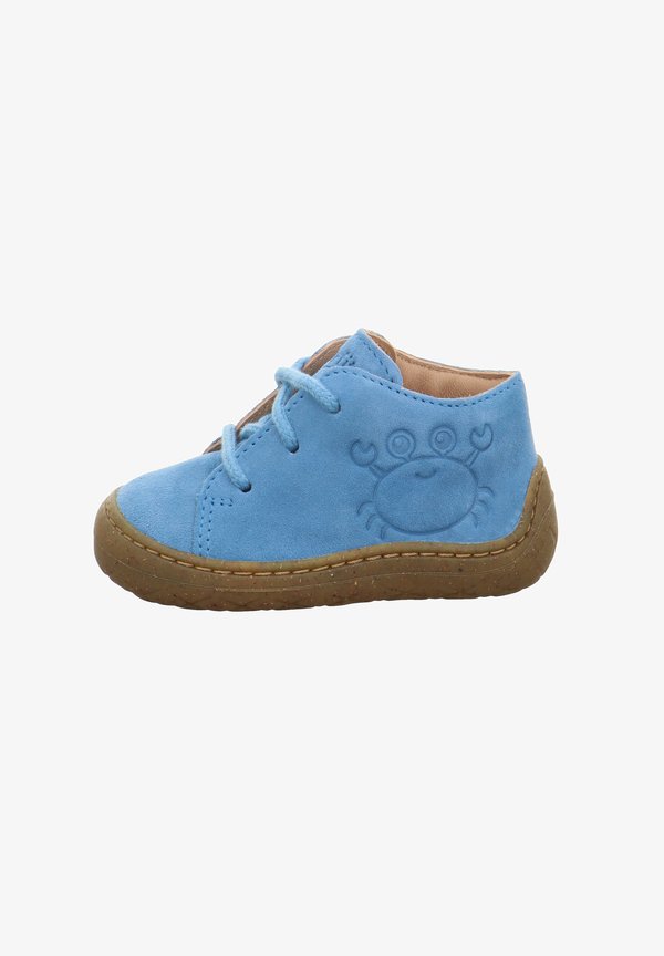 Schnürstiefelette – hellblau