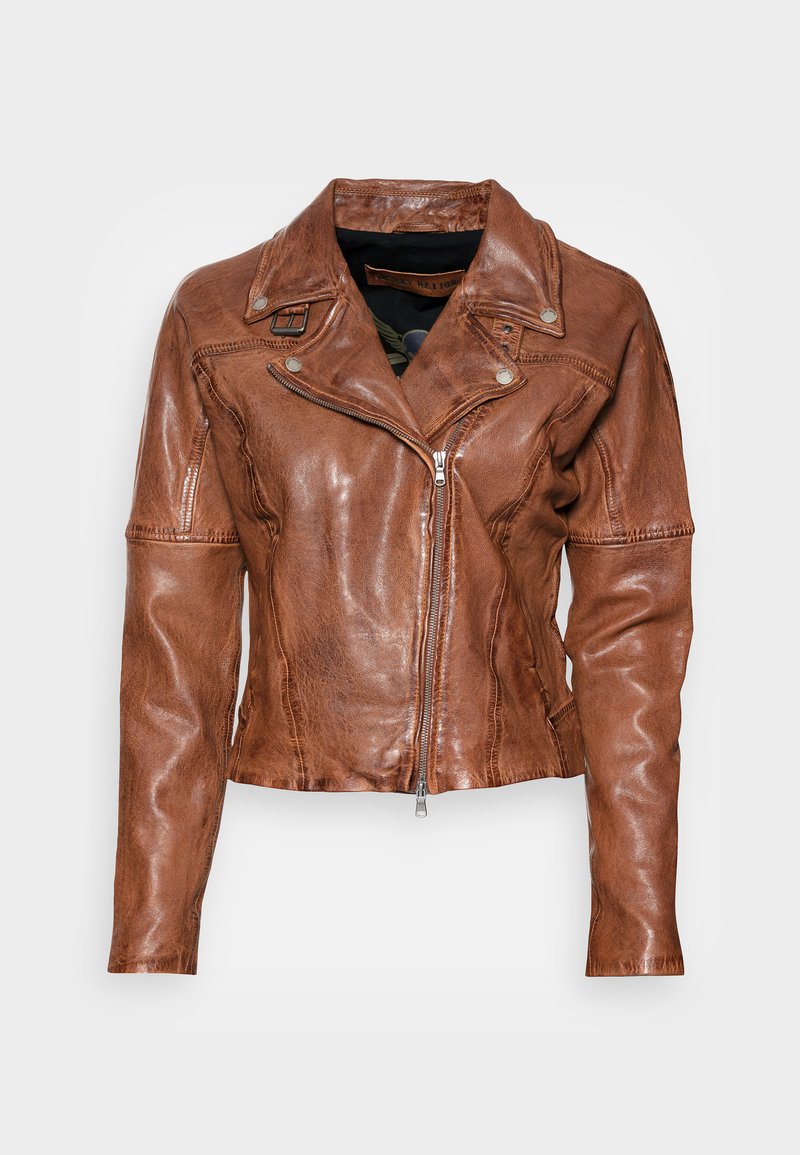 Damen Leichte Jacken | Freaky Nation LIEKE Lederjacke cognac - CY43495 Damen Leichte Jacken | Freaky Nation LIEKE Lederjacke cognac - CY43495