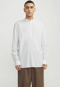 Jack & Jones SUMMER HALF PLACKET  - Camicia - white