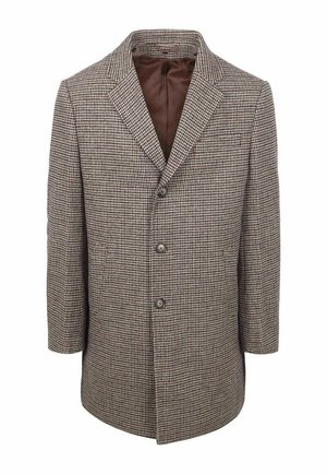 Halflange jas - beige bruin