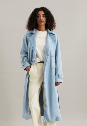 CURATED BY LENA - Trenchcoat - light blue multi