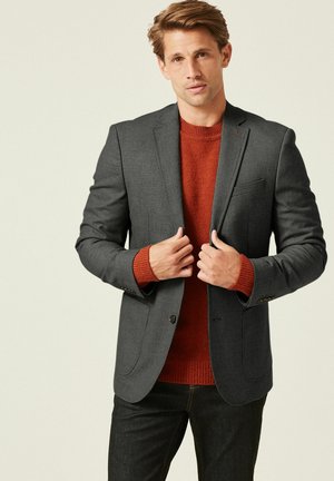 TEXTURED  - Blazer - grey