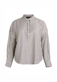 GESTREIFTE MIT KNOPFDETAIL AM RÜCKEN - Bluza z gumbi - black/white stripe
