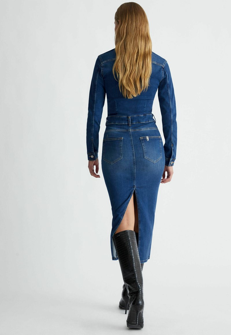 liu jo denim dress Long denim dress colour blue denim