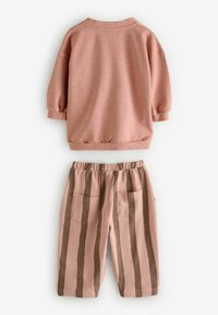 Next SHORT SLEEVE AND WIDE SET - Pantaloni de trening - light pink flower
