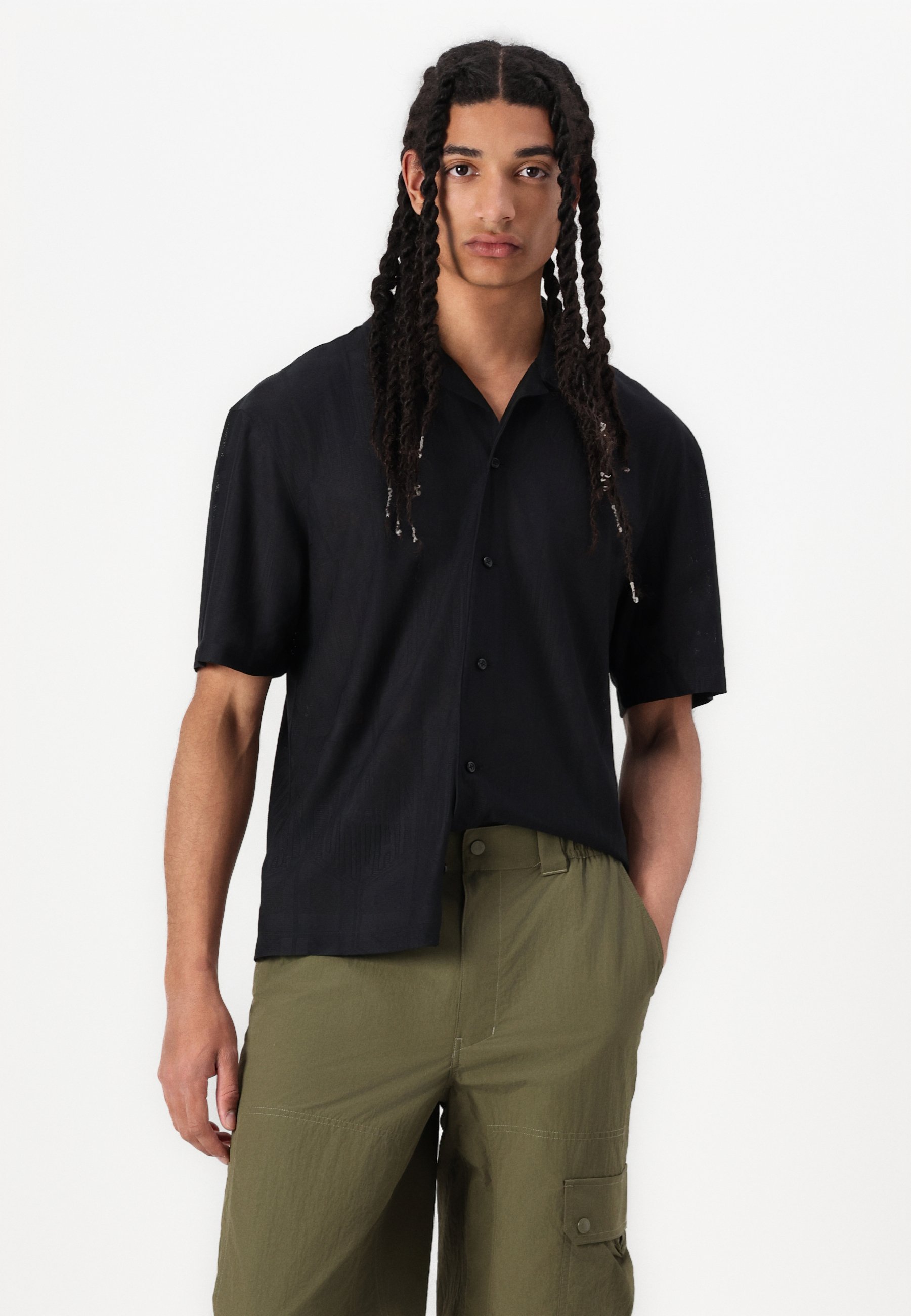 black and green jordan outfit