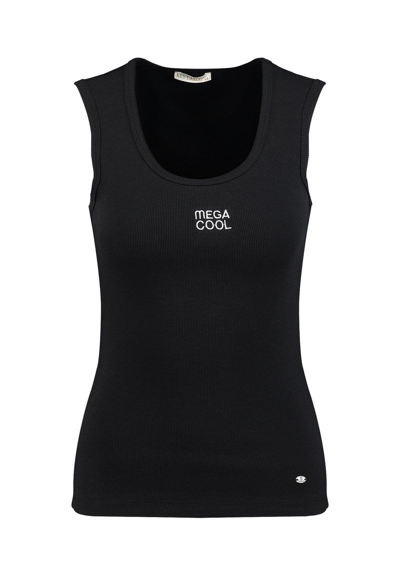 Key Largo MEGA ROUND - Top - black/schwarz - Zalando.at