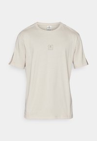 CREWNECK SMALL LOGO - Camiseta estampada - beige