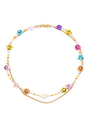 LAYER HAPPY FACE - Necklace - gold-coloured