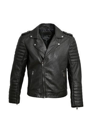BANKS - Leather jacket - black