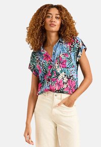 Love & Roses PETITE FIT  - Pogājama blūze - blue animal