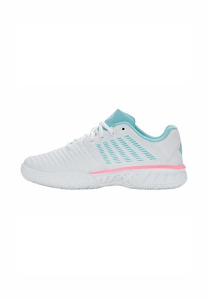 EXPRESS LIGHT - Chaussures de padel - white/soft neon blue