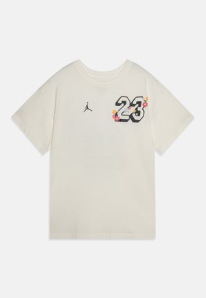 SUMMER BLOOM OVERSIZED TEE - Print T-shirt - sail