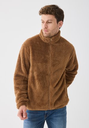 CORA FLEECE ZIP THROUGH SWEAT JACKET - Polárdzseki - toasted coconut tcx