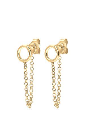 DAINTY CIRCLE STUD - Earrings - gold-coloured