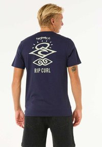 Rip Curl - SEARCH ICON TEE - Print T-shirt - navy grey Thumbnail Image 1