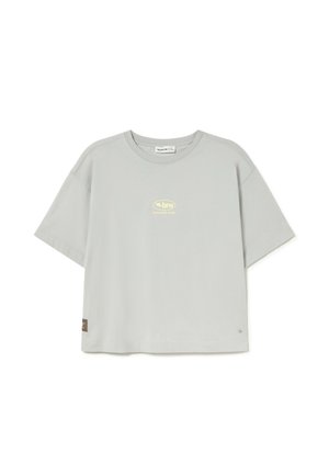 Print T-shirt - gris claro