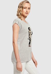 Merchcode FAST FOOD APEMAN   - Triko s potiskem - heather grey