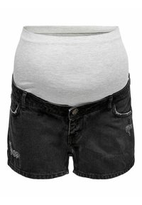 ONLY MATERNITY - Shorts di jeans - black denim Immagine in miniatura 1