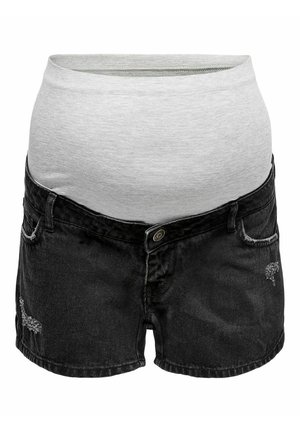 Shorts di jeans - black denim