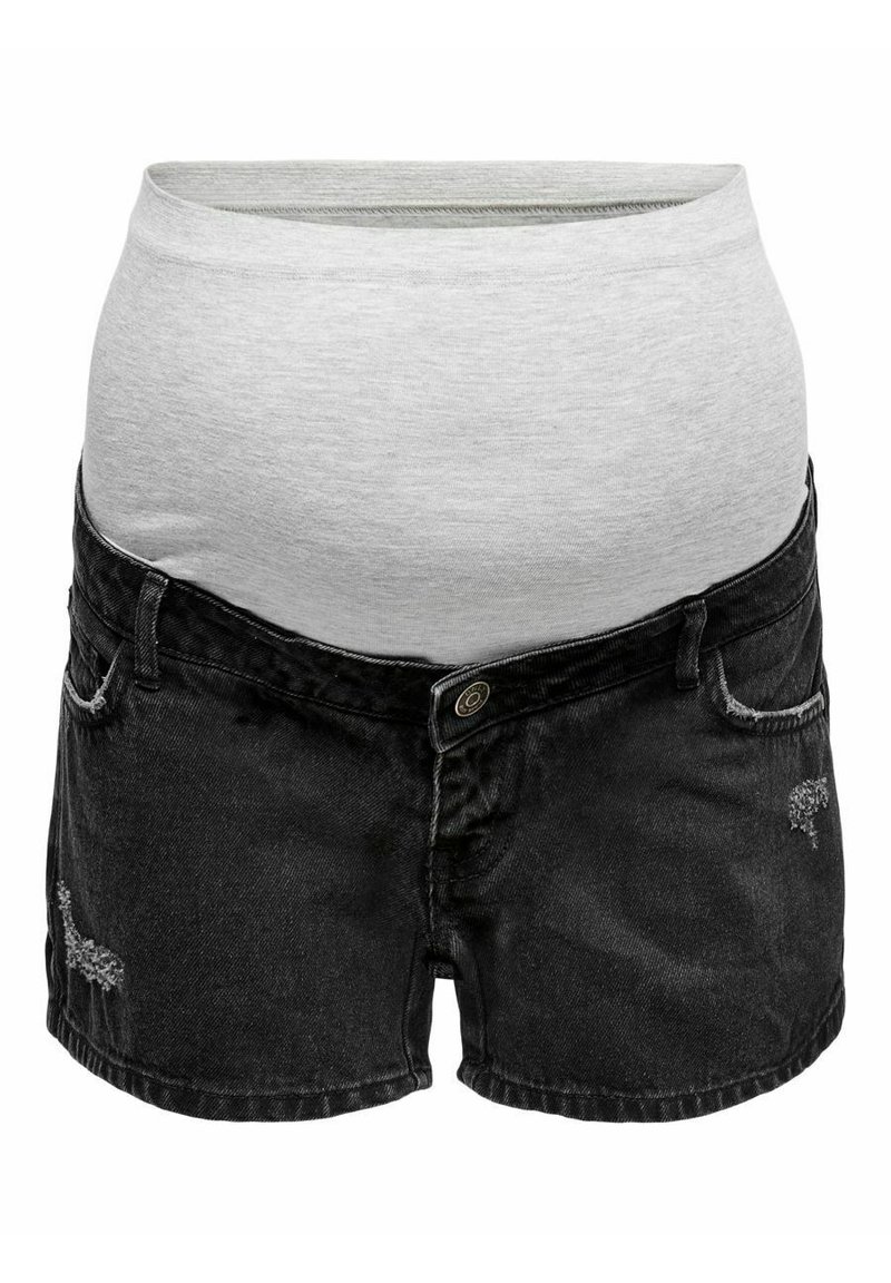 ONLY MATERNITY - Shorts di jeans - black denim, Ingrandire