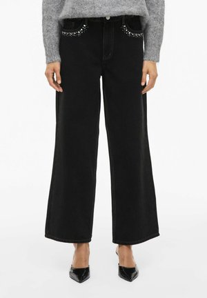 VIFREYA  - Flared Jeans - dark grey denim