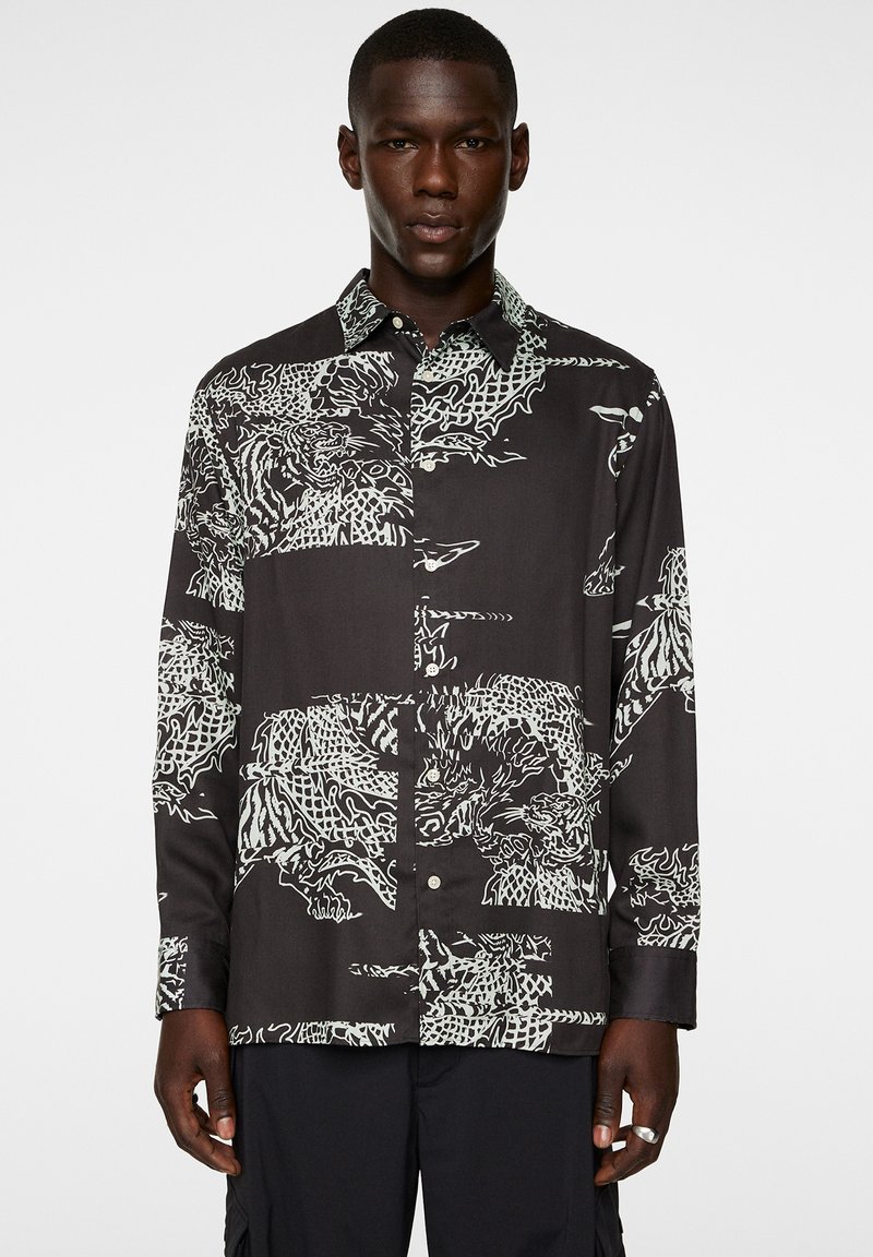 J.LINDEBERG REG PRINT - Shirt - dragon green