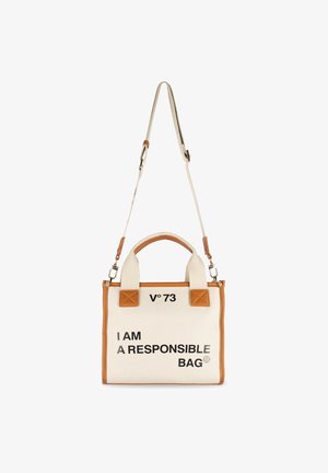 V73 RESPONSIBILITY BIS - Schoudertas - beige/orange