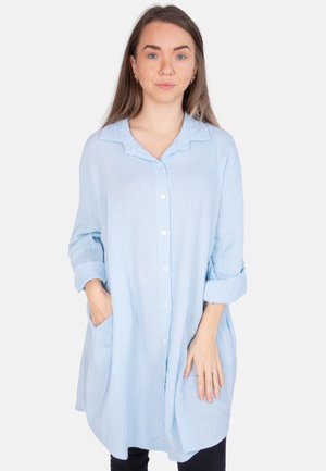 Seasons of April JESSY MUSSELIN OVERSIZED - Chemisier - babyblau