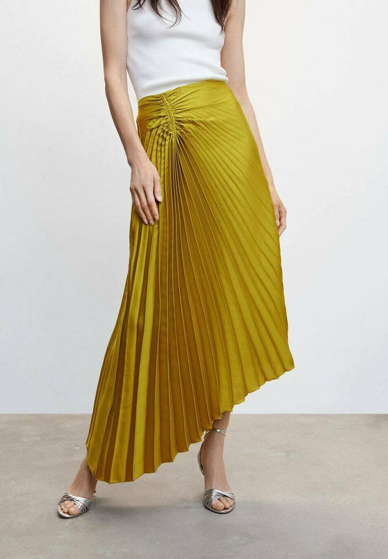 Mango ALCE Pleated skirt groen/green Zalando.ie