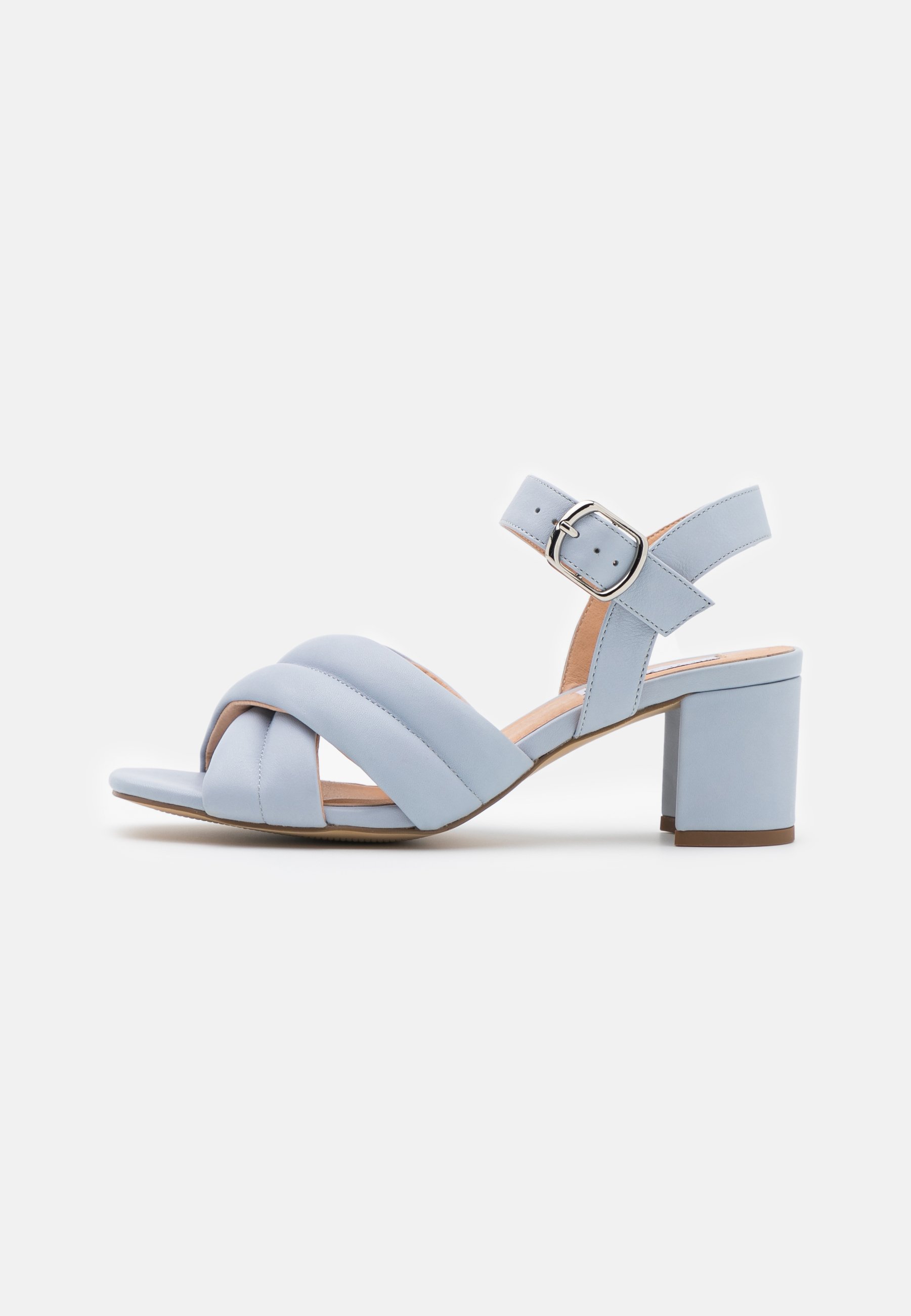 steve madden blue block heel
