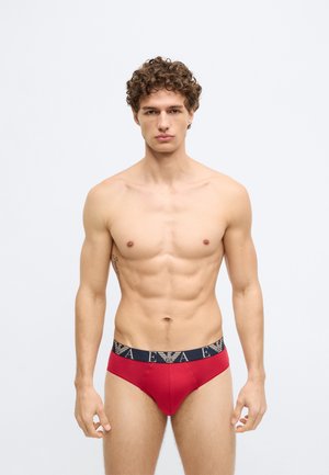 BOLD MONOGRAM PARTE BASSA BRIEFS 3 PACK - Chilot - blue/scooter