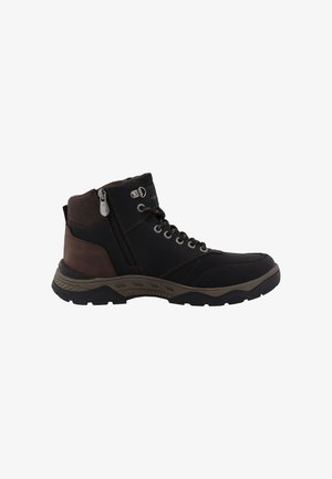 TOM TAILOR, STIEFEL - Stivaletti stringati - black
