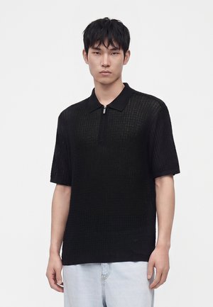 Emporio Armani PULLOVER - Polo - black beauty