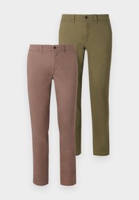 JJIMARCO JJDAVE 2 PACK - Chino - deep taupe pack/olive night