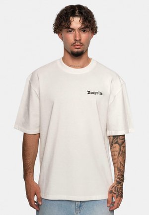 HEAVY V2 EMBO - T-shirt print - cream white