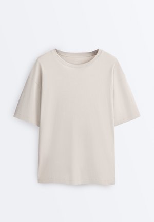 SHORT SLEEVE 30247378 - Tricou basic - taupe