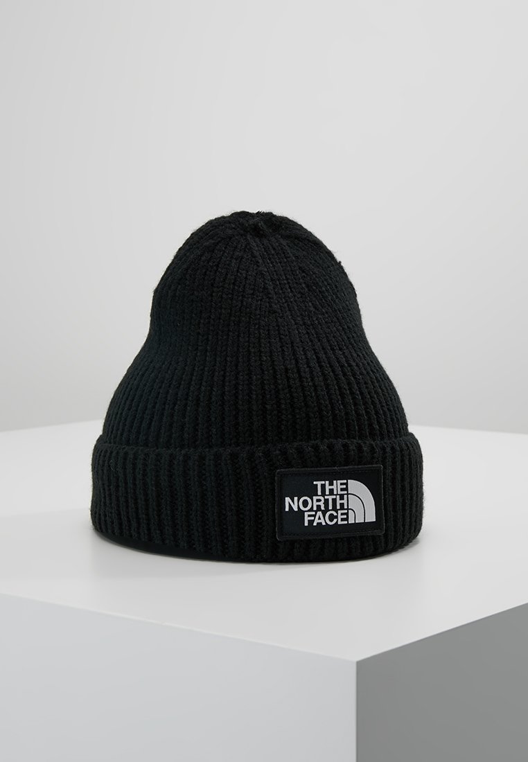 The North Face - LOGO BOX CUFFED BEANIE UNISEX - Muts - black, Vergroten