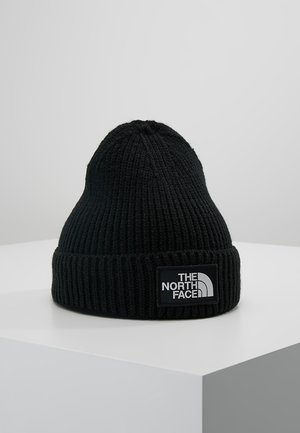 LOGO BOX CUFFED BEANIE - Beanie - black