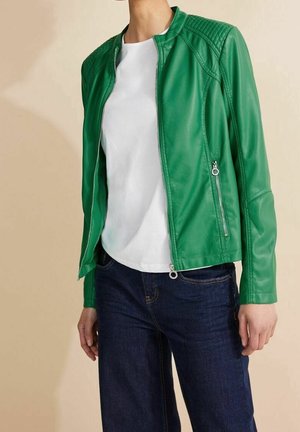 Giacca in similpelle - green