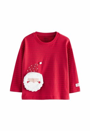 Next Long sleeved top - red christmas santa