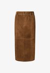 W11 RINA - Odinis sijonas - toffee brown